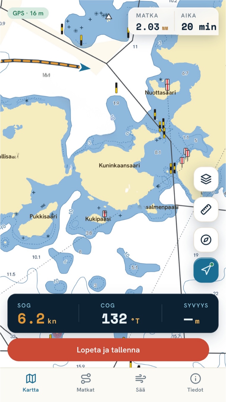 Luotsi project view